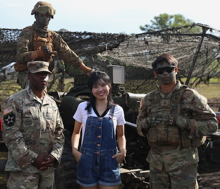 U.S. Army Engages with Locals at Camp Paradise Display