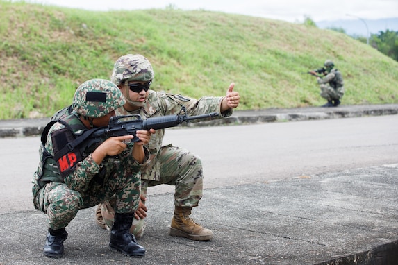 U.S., Malaysian, and Australian Armies Collaborate on CBRNE Training During Exercise Keris Strike 24