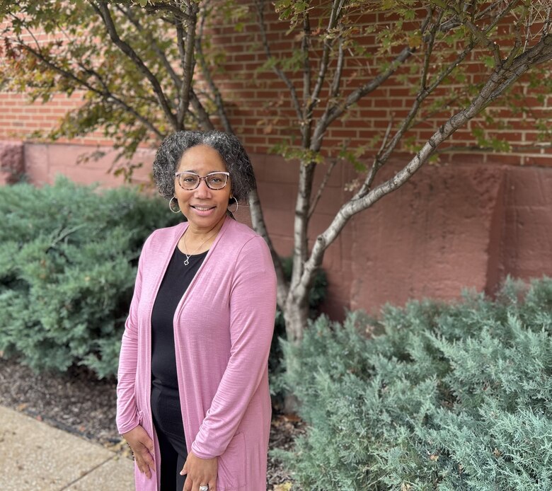 Beverly Youngblood, Equal Employment Opportunity specialist for the U.S. Army Corps of Engineers, at the district headquarters in St. Louis, Mo., November 6, 2024. As the district prepares for Veteran’s Day, Youngblood reflected on her 34 years serving as the Division Sexual Assault Prevention and Response coordinator/Human Resource specialist at Fort Leonard Wood. She embodies the Soldier for Life campaign and has worked tirelessly to assist civilian and veterans through their career.