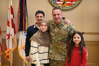 U.S. Army 1LT Mohammed Wardeh receives his direct commission to the rank of first lieutenant during a commissioning ceremony at the D.C. Armory on Nov. 7, 2024. In 2016, Wardeh enlisted in the New York National Guard as an infantryman and transitioned to the D.C. National Guard as an officer candidate in 2021. He was selected through the Army Talent Innovation Program and now serves as a 26B Data Systems Engineer.