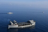 Participating nations conduct PHOTOEX during at-sea portion of Phoenix Express 24, November 9, 2024. Phoenix Express is one of three regional maritime exercises executed by Commander, U.S. 6th Fleet as part of a comprehensive strategy to provide collaborative opportunities amongst African forces and international partners in order to address maritime security concerns.