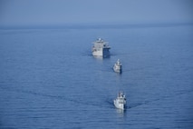 Participating nations conduct PHOTOEX during at-sea portion of Phoenix Express 24, November 9, 2024. Phoenix Express is one of three regional maritime exercises executed by Commander, U.S. 6th Fleet as part of a comprehensive strategy to provide collaborative opportunities amongst African forces and international partners in order to address maritime security concerns.