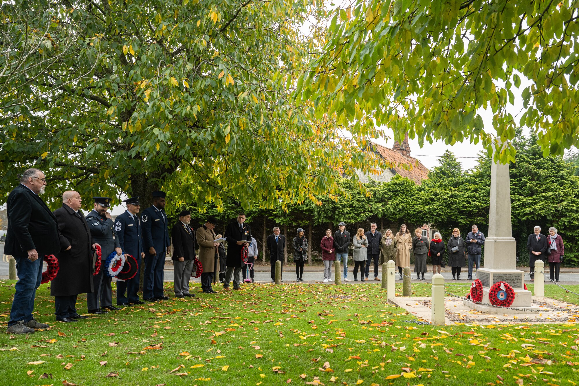 By taking part in this solemn ceremony, U.S. and U.K. service members reaffirmed the duty of both nations to remember, respect, and honor the past while striving for a safer future.
