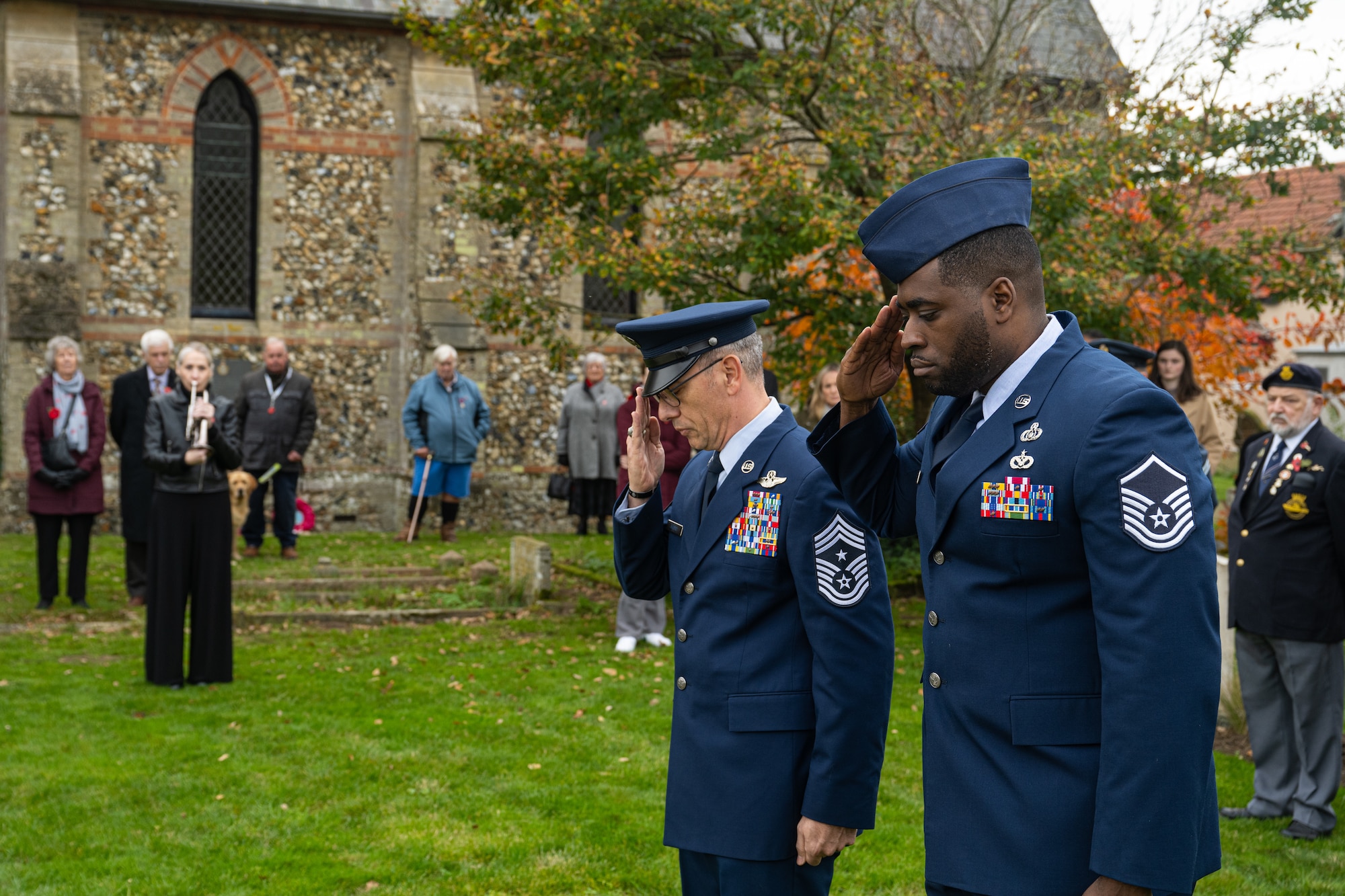 By taking part in this solemn ceremony, U.S. and U.K. service members reaffirmed the duty of both nations to remember, respect, and honor the past while striving for a safer future.