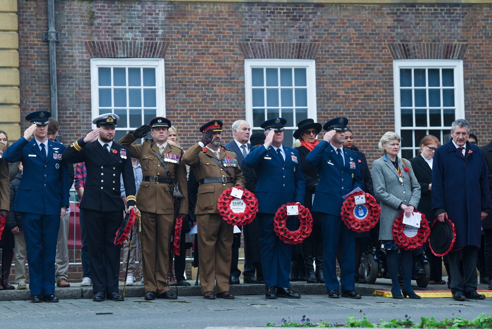 By taking part in this solemn ceremony, U.S. and U.K. service members reaffirmed the duty of both nations to remember, respect, and honor the past while striving for a safer future.