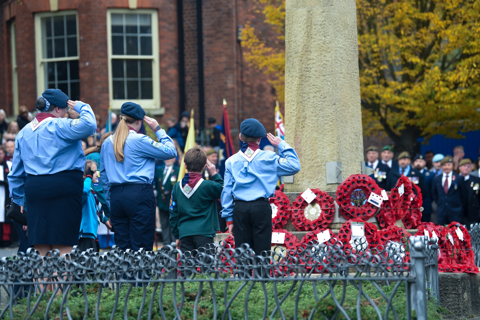 By taking part in this solemn ceremony, U.S. and U.K. service members reaffirmed the duty of both nations to remember, respect, and honor the past while striving for a safer future.