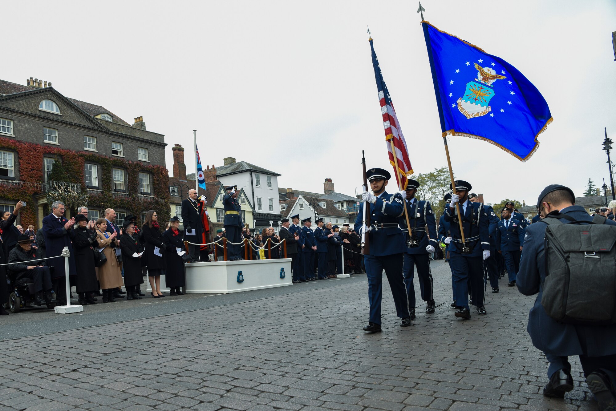 By taking part in this solemn ceremony, U.S. and U.K. service members reaffirmed the duty of both nations to remember, respect, and honor the past while striving for a safer future.
