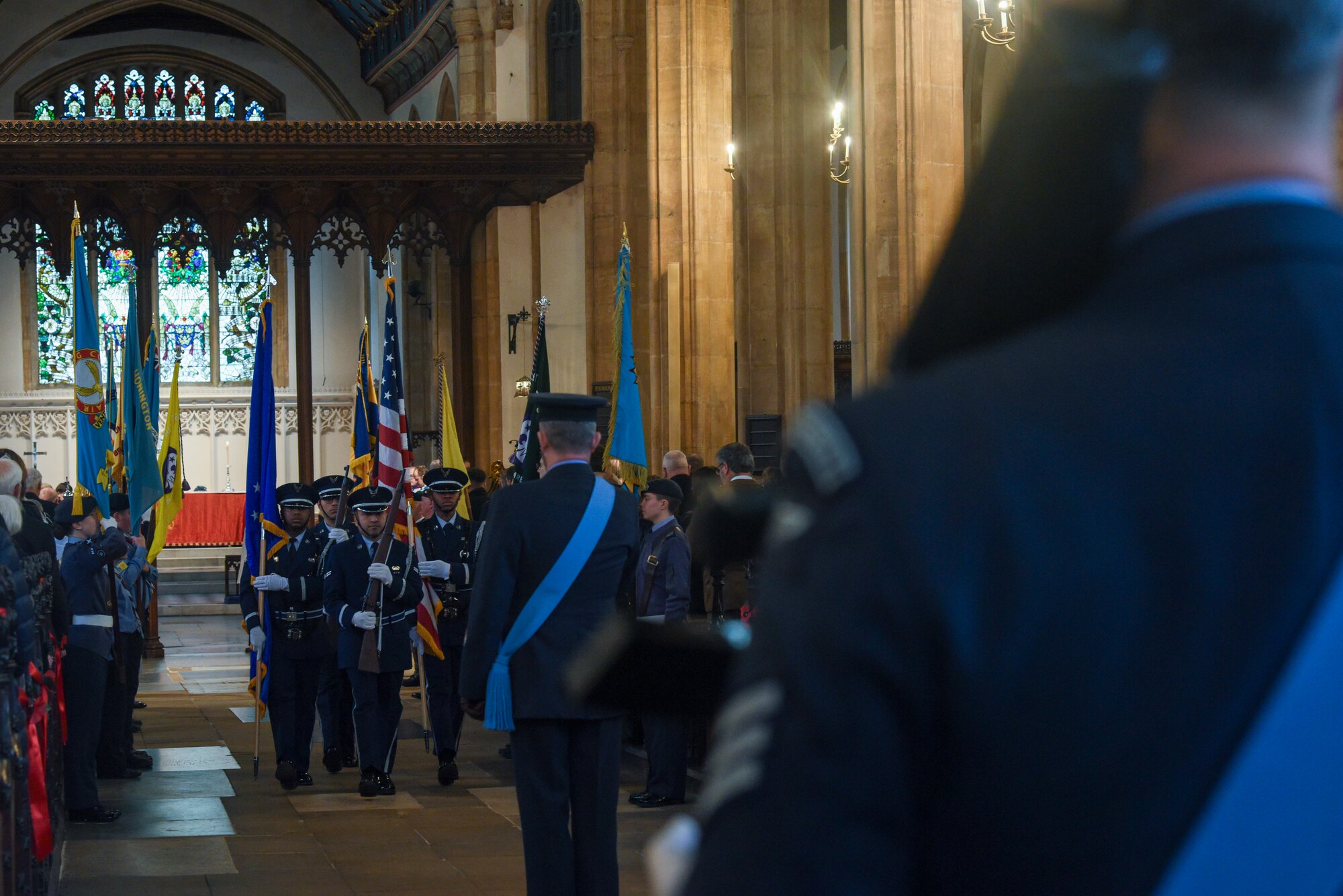 By taking part in this solemn ceremony, U.S. and U.K. service members reaffirmed the duty of both nations to remember, respect, and honor the past while striving for a safer future.