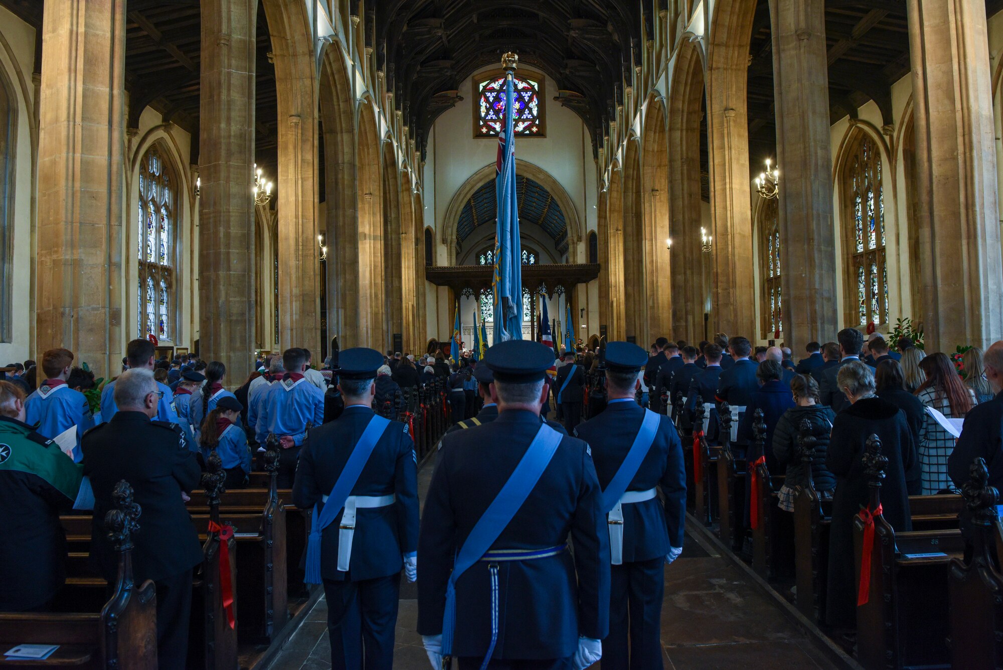 By taking part in this solemn ceremony, U.S. and U.K. service members reaffirmed the duty of both nations to remember, respect, and honor the past while striving for a safer future.