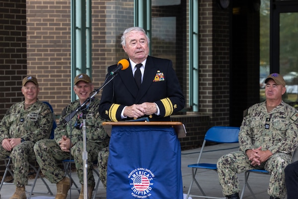 Norfolk Naval Shipyard Veterans Day Fall-In for Colors Ceremony.