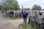Norfolk Naval Shipyard Veterans Day Fall-In for Colors Ceremony.