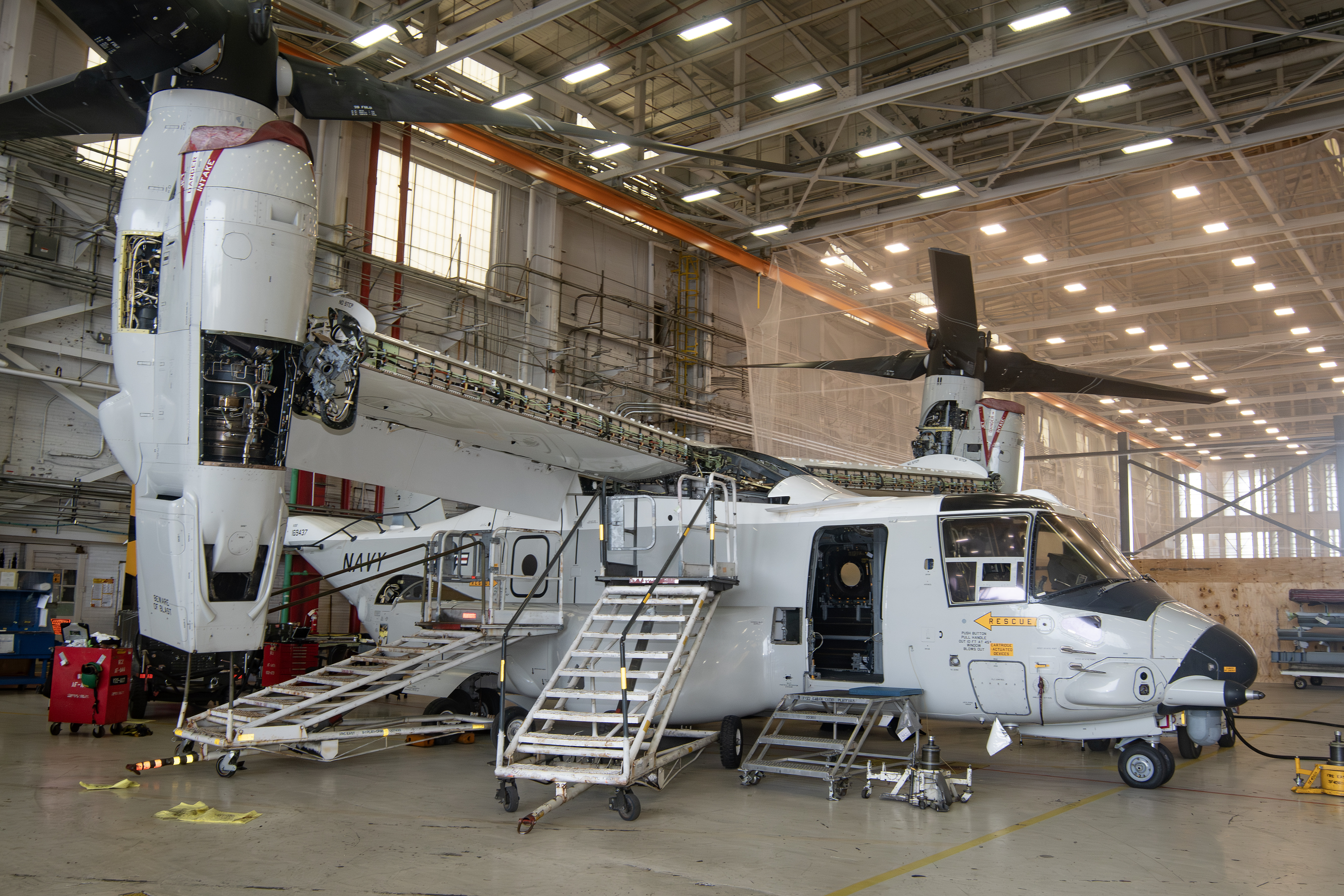 パーマンREPRESENT Military Cargo ミリタリー FRCE Inducts First Navy CMV-22B For Maintenance > United States