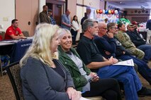 Veteran retirees observe the commencement ceremony for Beale’s annual Retiree Appreciation Day at Beale Air Force Base, Nov. 7, 2024.