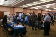 Veteran Retirees learn about services available to them from multiple organizations at Beale’s annual Retiree Appreciation Day at Beale Air Force Base, Nov. 7, 2024.
