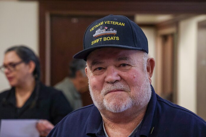 A veteran retiree attends Beale’s Retiree Appreciation Day 2024 at Beale Air Force Base, Nov. 7, 2024.