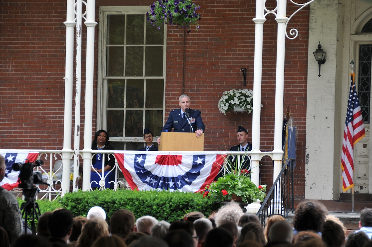 Image of an Airman speaking.