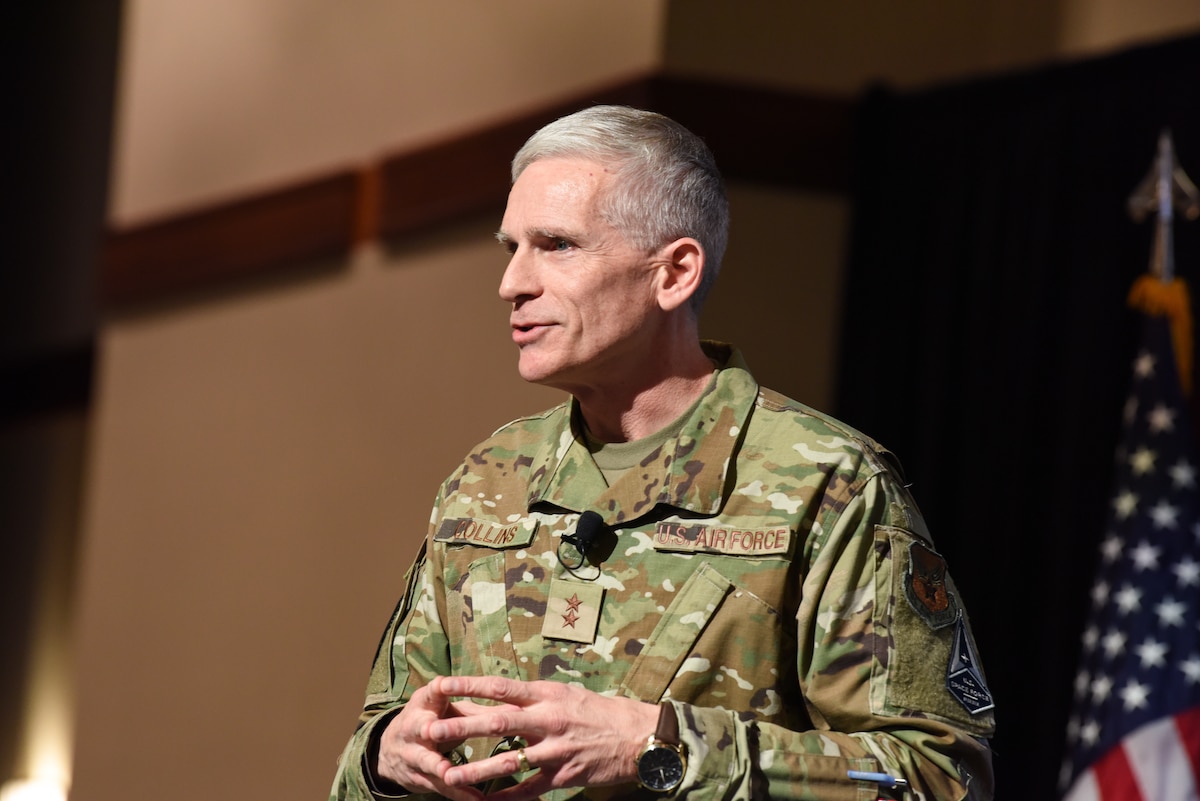 Image of an Airman speaking.