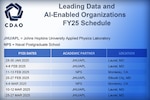 Leading Data and AI-Enabled Organizations FY25 Schedule