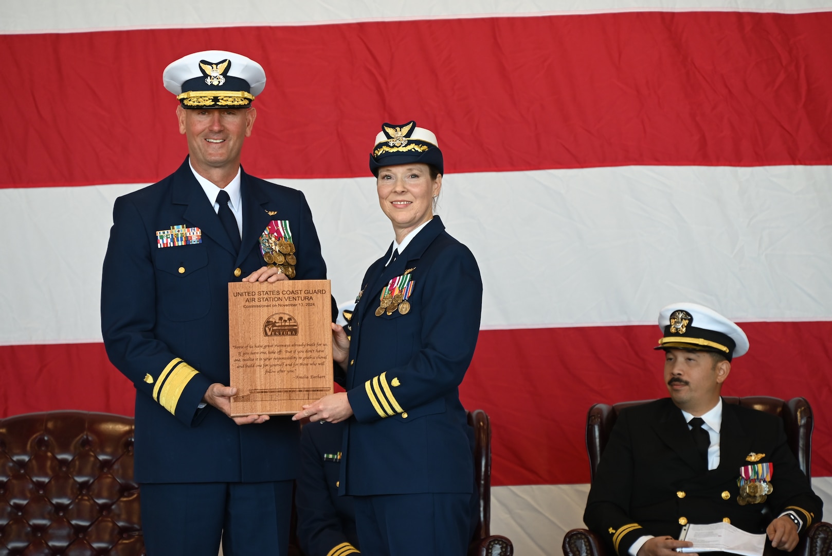 Air Station Ventura commissioning ceremony