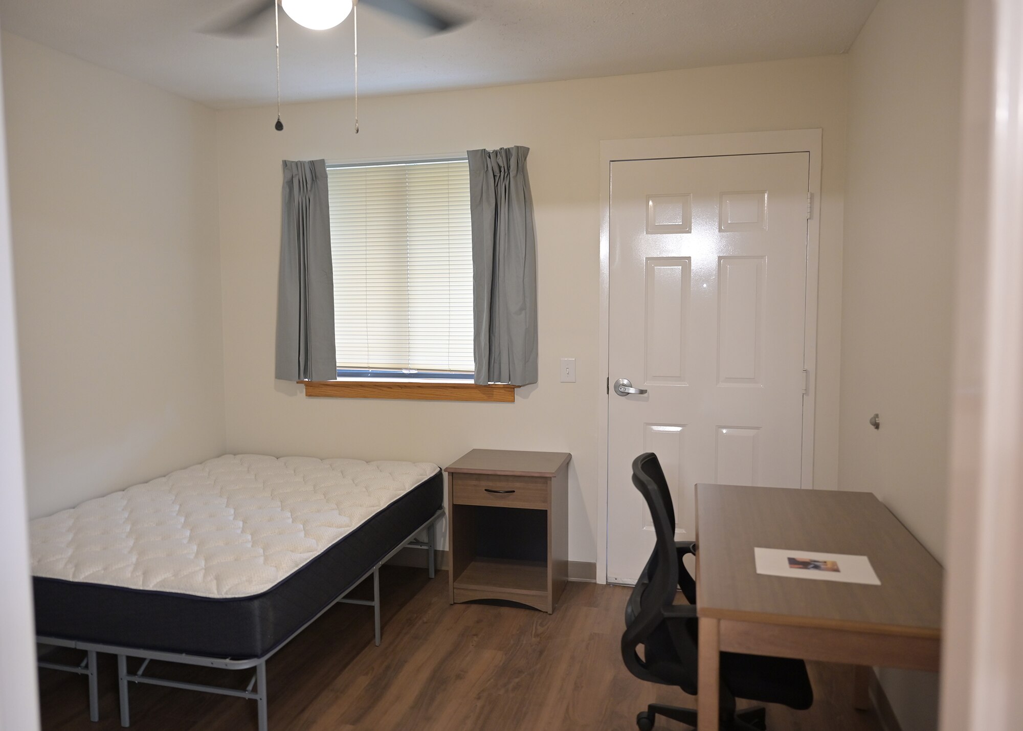 Newly renovated unaccompanied Senior Airman dormitory.