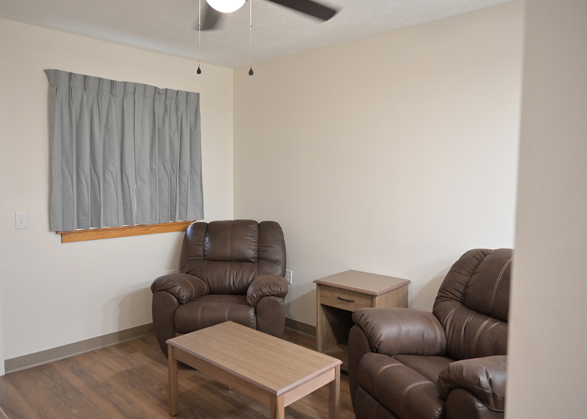 Newly renovated unaccompanied Senior Airman dormitory.