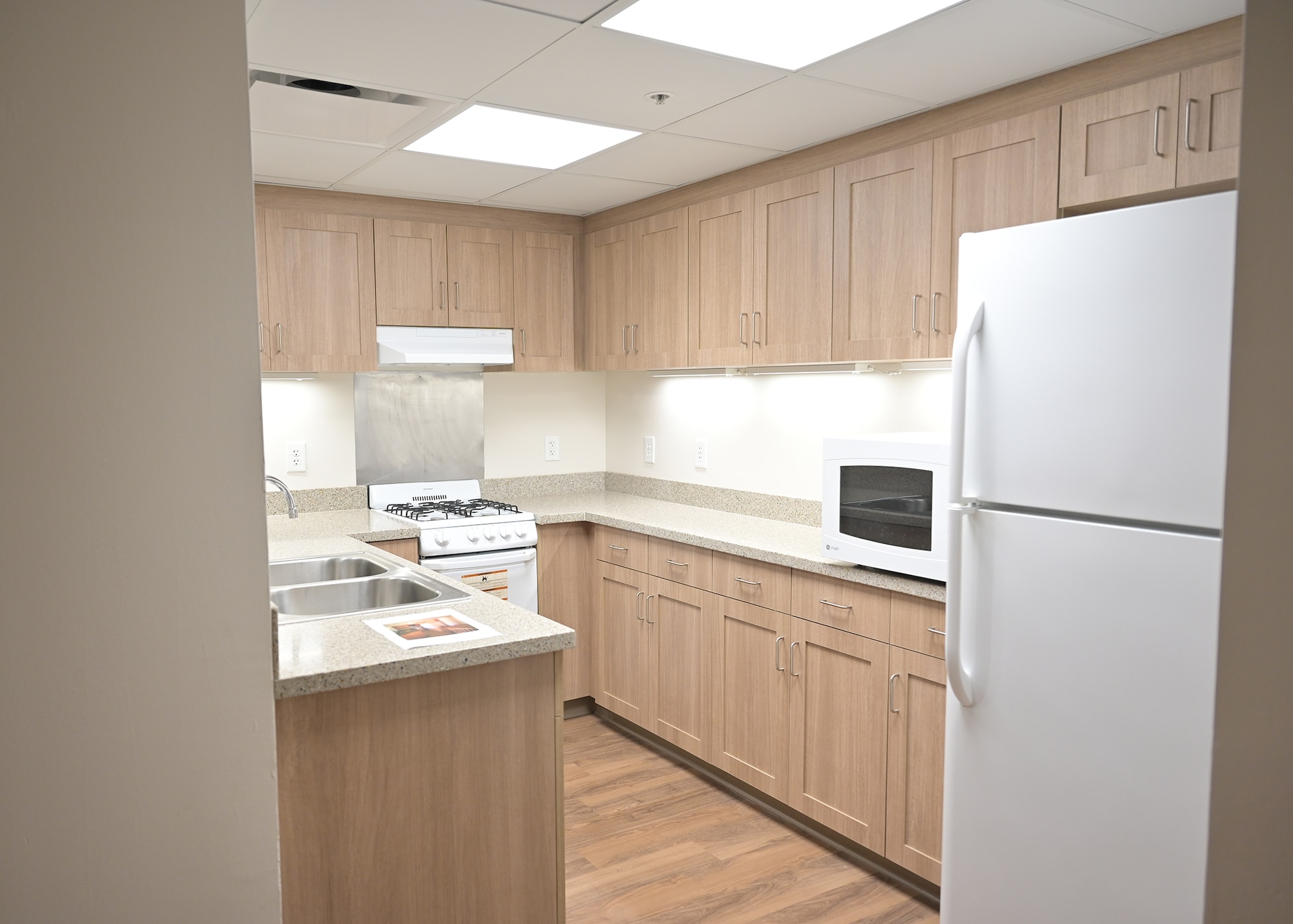 Newly renovated unaccompanied Senior Airman dormitory.