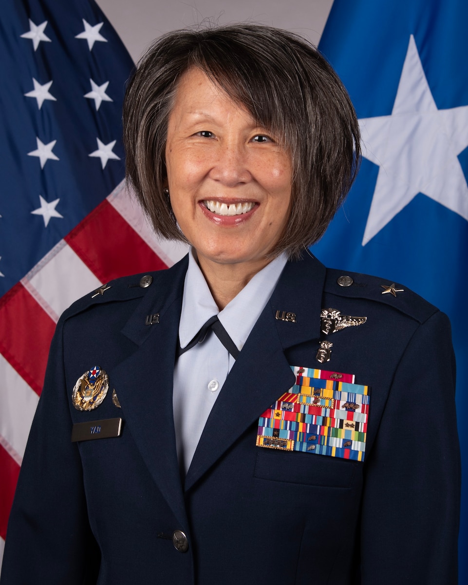 This is the official portrait of Brig. Gen. (Dr.) Eveline F. Yao.