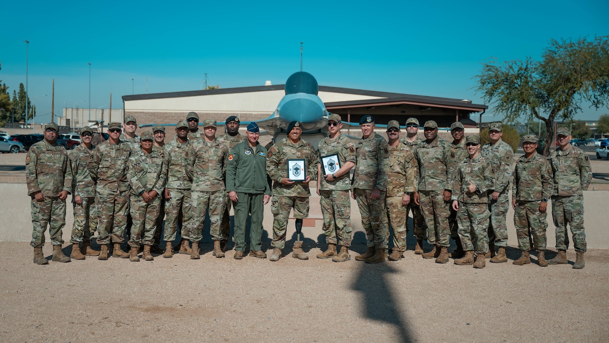 The two senior master sergeant’s promotion to chief master sergeant marks a significant milestone in their Air Force career. All chief master sergeants are expected to serve as mentors for non-commissioned officers and junior enlisted members, and to serve as advisers to unit commanders and senior officers.