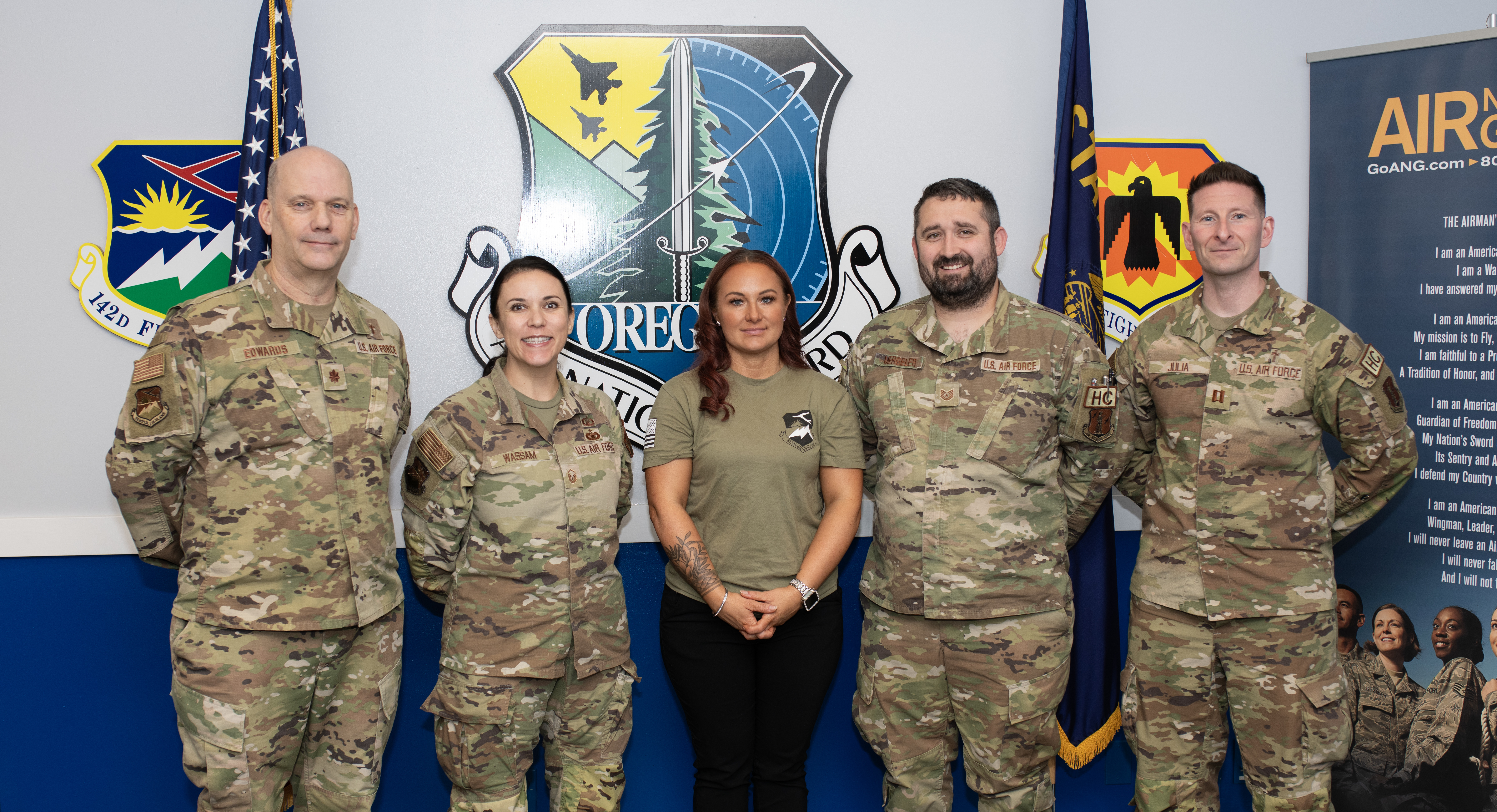 142nd Wing Welcomes New Enlisted Airman: Mrs. Oregon American 2024