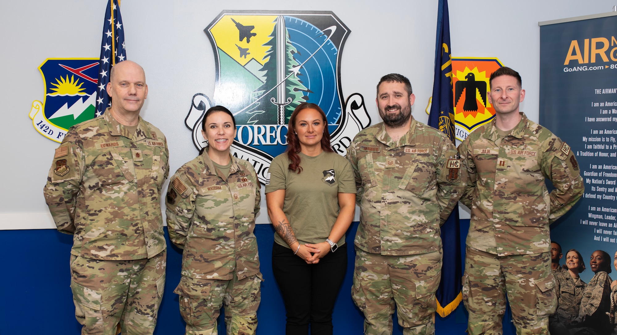 Mrs. Oregon America 2024 enlists in 142nd Wing