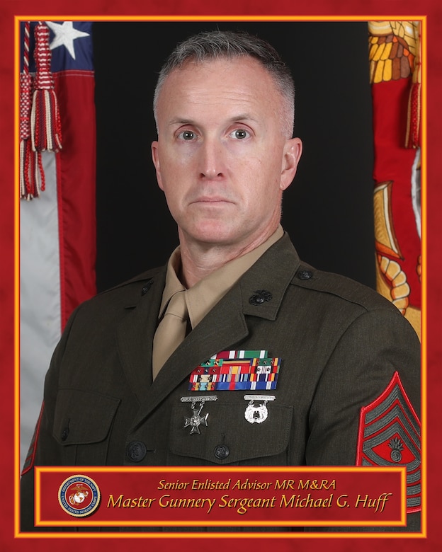 Master Gunnery Sergeant Michael G. Huff Official Biography Photo