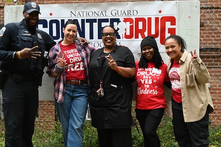 The DC National Guard Counterdrug Program partners with the Metropolitan Police Department's 4th District Community Outreach Unit to host a Plant the Promise event at Center City Public Charter School's Brightwood Campus, October 29, 2024. The event encouraged students to commit to a drug-free lifestyle as part of Red Ribbon Week. By participating, the DC National Guard aims to inspire youth to make healthy choices and build a drug-free future.