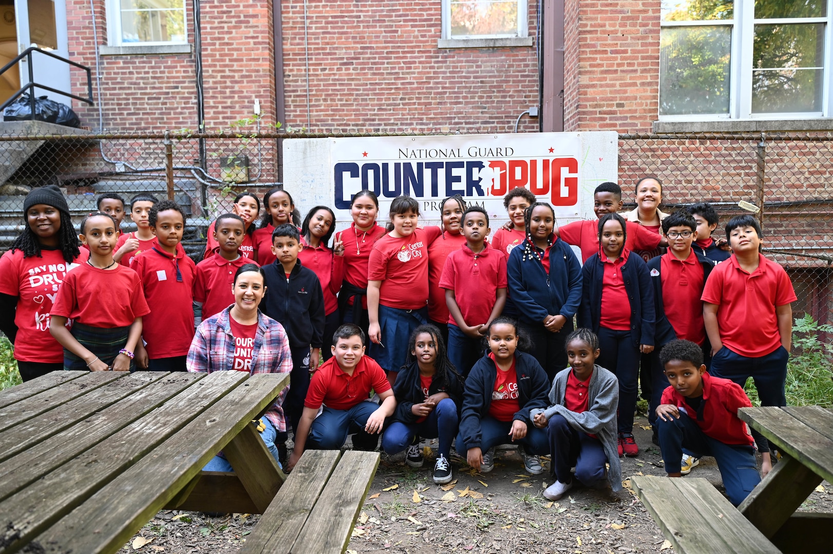 The DC National Guard Counterdrug Program partners with the Metropolitan Police Department's 4th District Community Outreach Unit to host a Plant the Promise event at Center City Public Charter School's Brightwood Campus, October 29, 2024. The event encouraged students to commit to a drug-free lifestyle as part of Red Ribbon Week. By participating, the DC National Guard aims to inspire youth to make healthy choices and build a drug-free future.