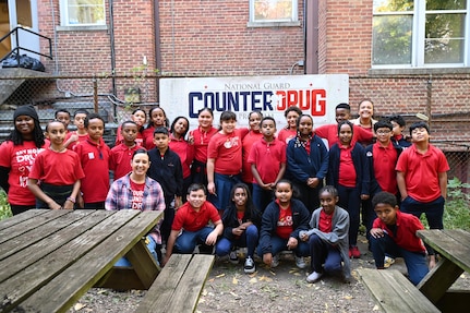 The DC National Guard Counterdrug Program partners with the Metropolitan Police Department's 4th District Community Outreach Unit to host a Plant the Promise event at Center City Public Charter School's Brightwood Campus, October 29, 2024. The event encouraged students to commit to a drug-free lifestyle as part of Red Ribbon Week. By participating, the DC National Guard aims to inspire youth to make healthy choices and build a drug-free future.