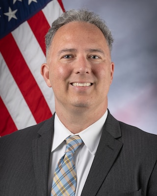 Official DLA photo of Mr. Ian Kelly, Installation Manager new director
