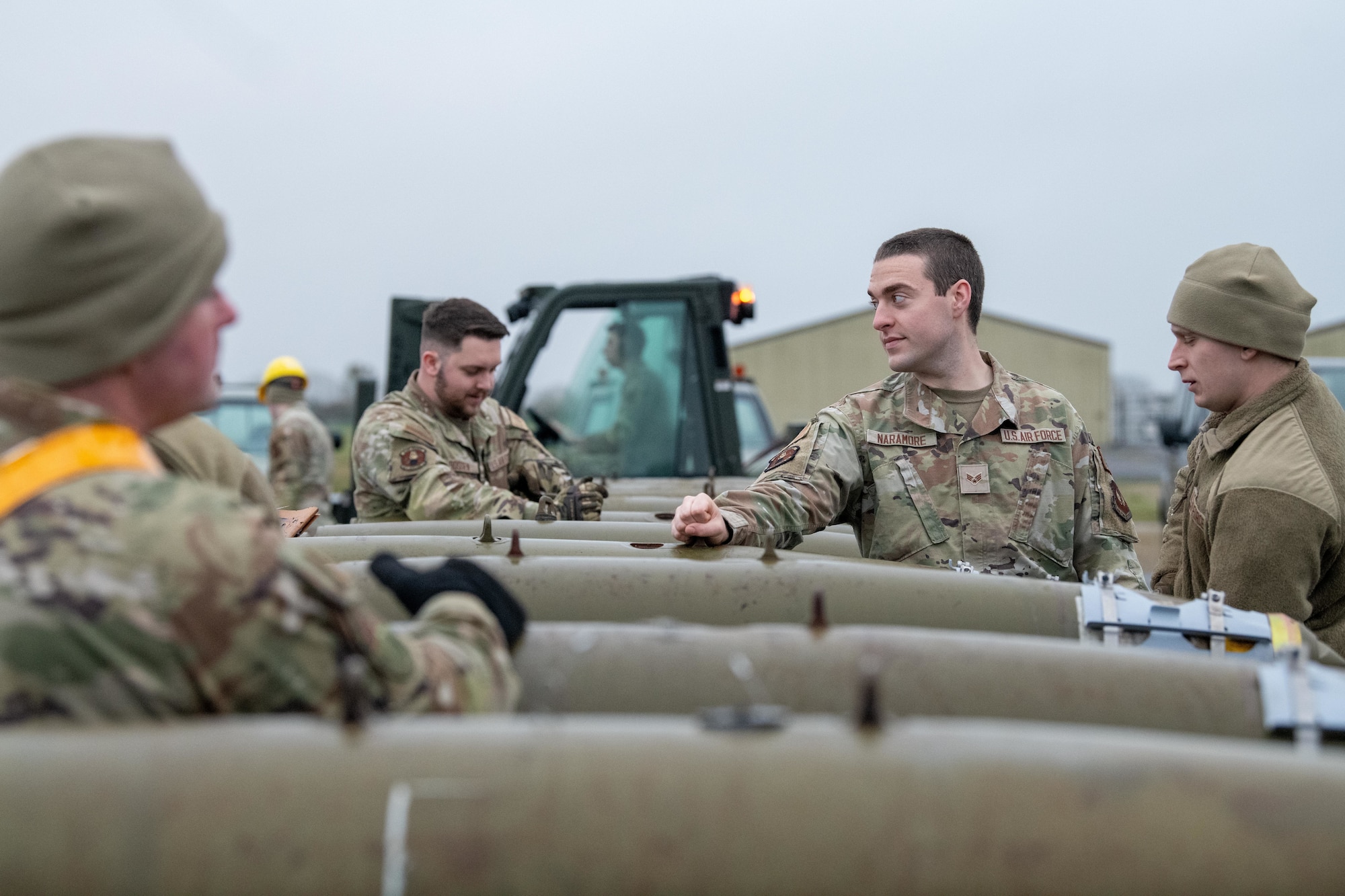 Airmen assemble GBU-38 Joint Direct Attack Munitions