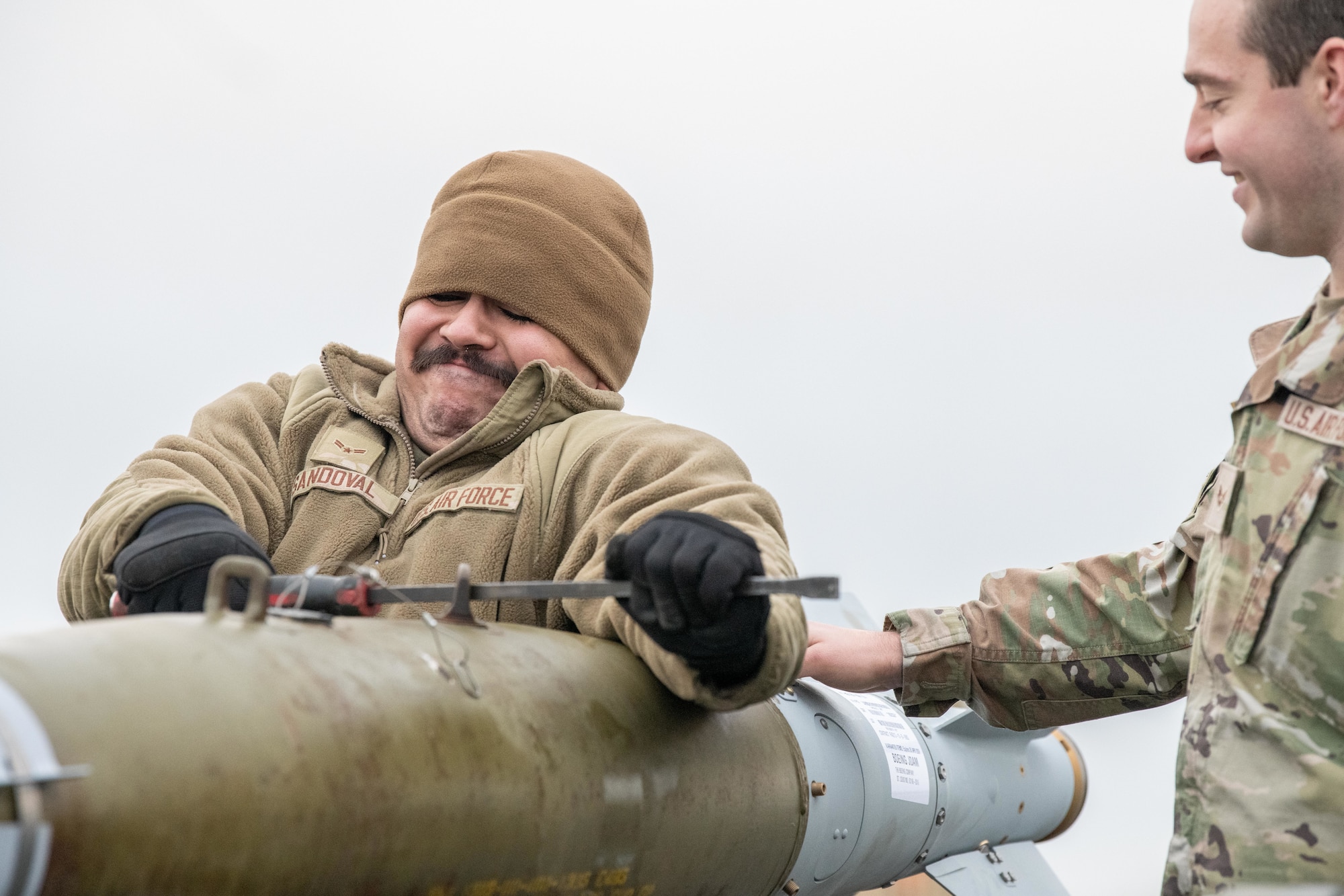 Airmen assemble GBU-38 Joint Direct Attack Munitions