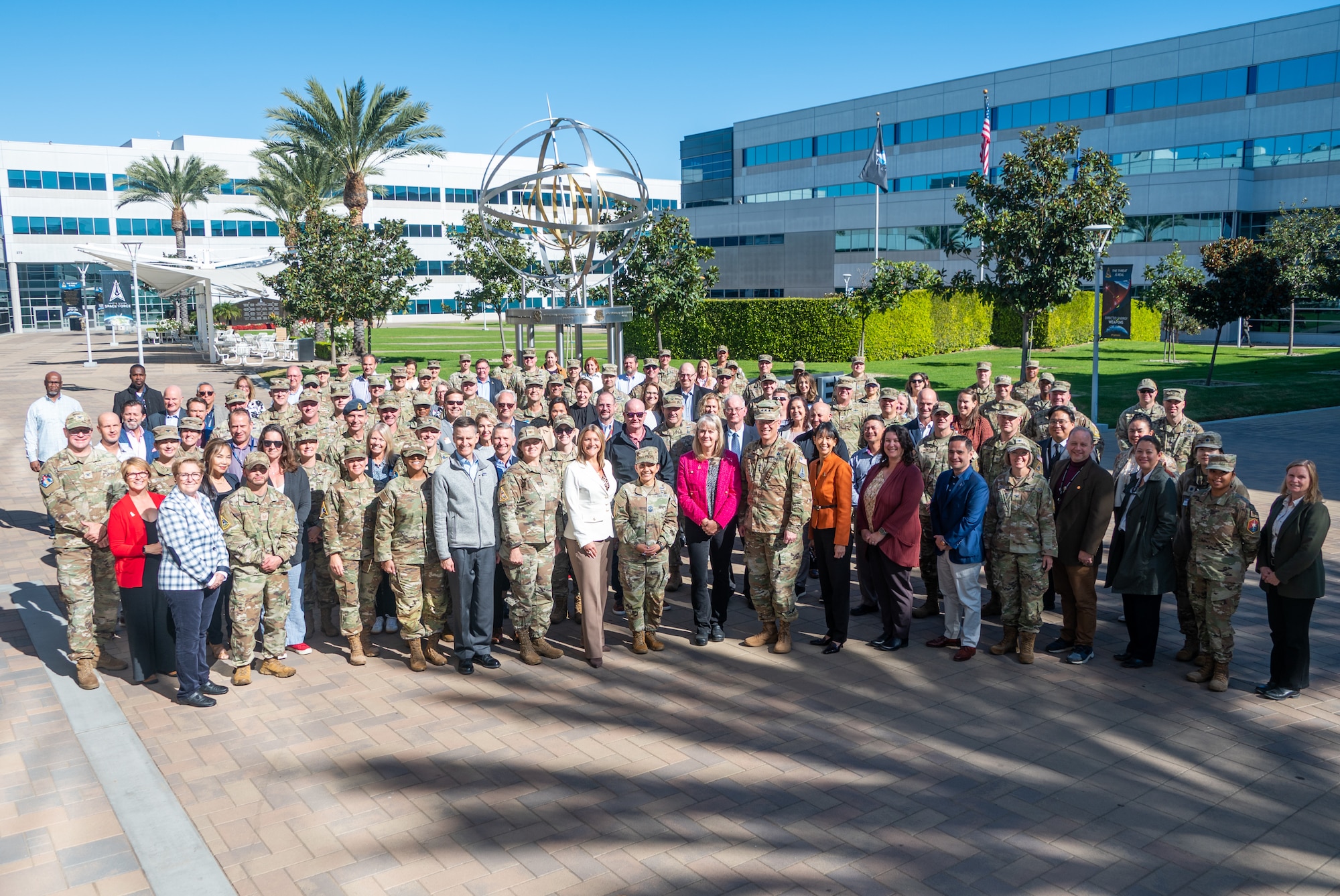 More than 120 Space Systems Command leaders, many along with their spouses, attended the “SSC Perigee Commander’s Conference” hosted by USSF Lt. Gen. Philip Garrant Nov. 13-14, 2024, at SSC headquarters located at Los Angeles Air Force Base. Focusing on connectivity, culture, and developing a command-wide hybrid workforce policy, leaders participated in a variety of interactive and collaborative sessions.
