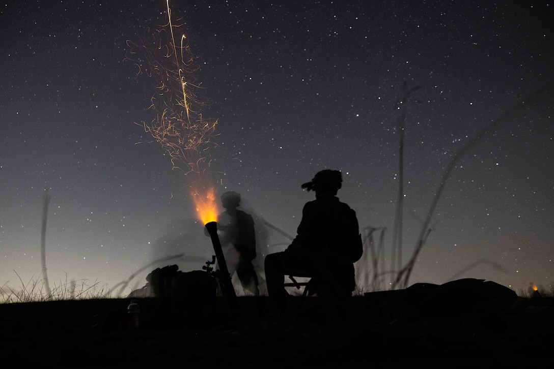 Marines participate in a combat readiness evaluation at Marine Corps Base Camp Pendleton, Calif., Oct. 24, 2024.