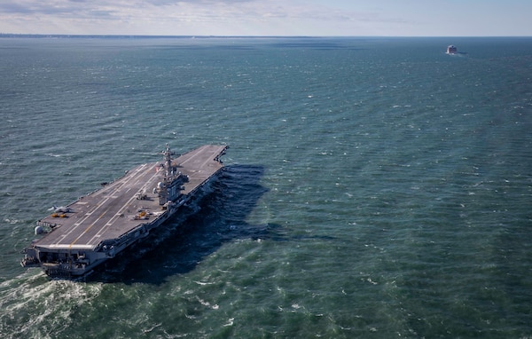 CVN 77, Sea Trials, USS George H.W. Bush (CVN 77)