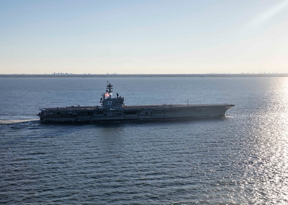 CVN 77, Sea Trials, USS George H.W. Bush (CVN 77)