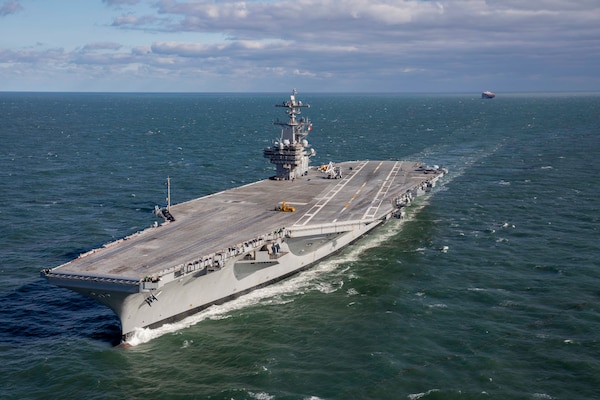 CVN 77, Sea Trials, USS George H.W. Bush (CVN 77)