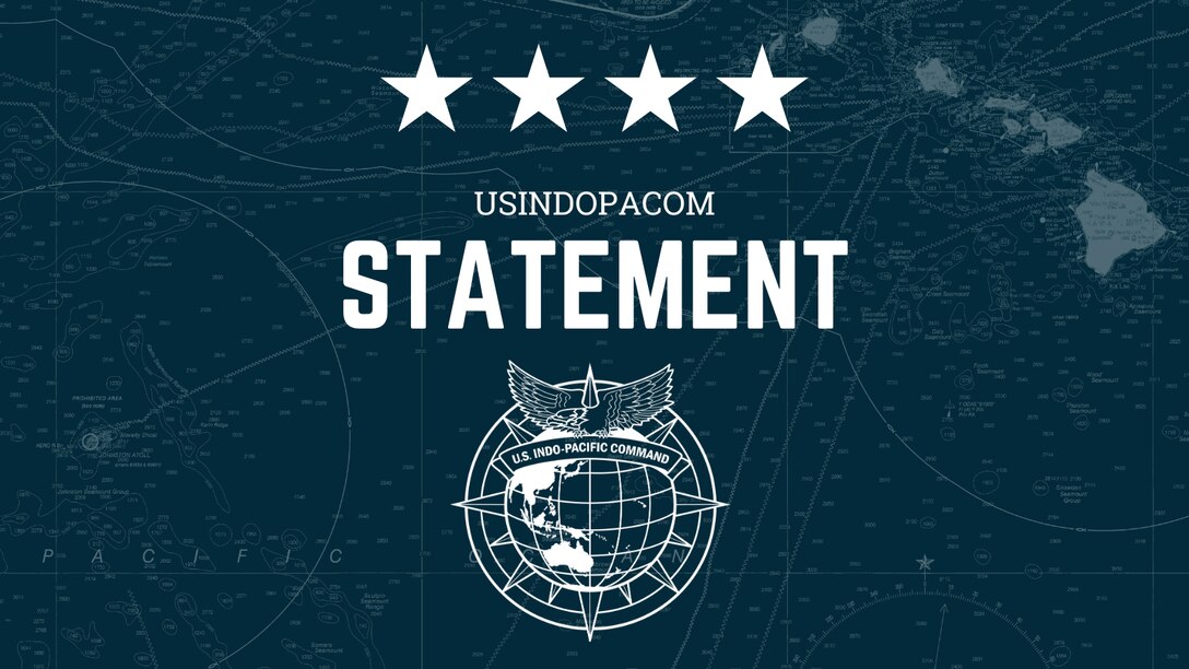 USINDOPACOM STATEMENT