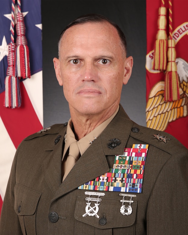 Command Photo of MajGen B N Wolford.