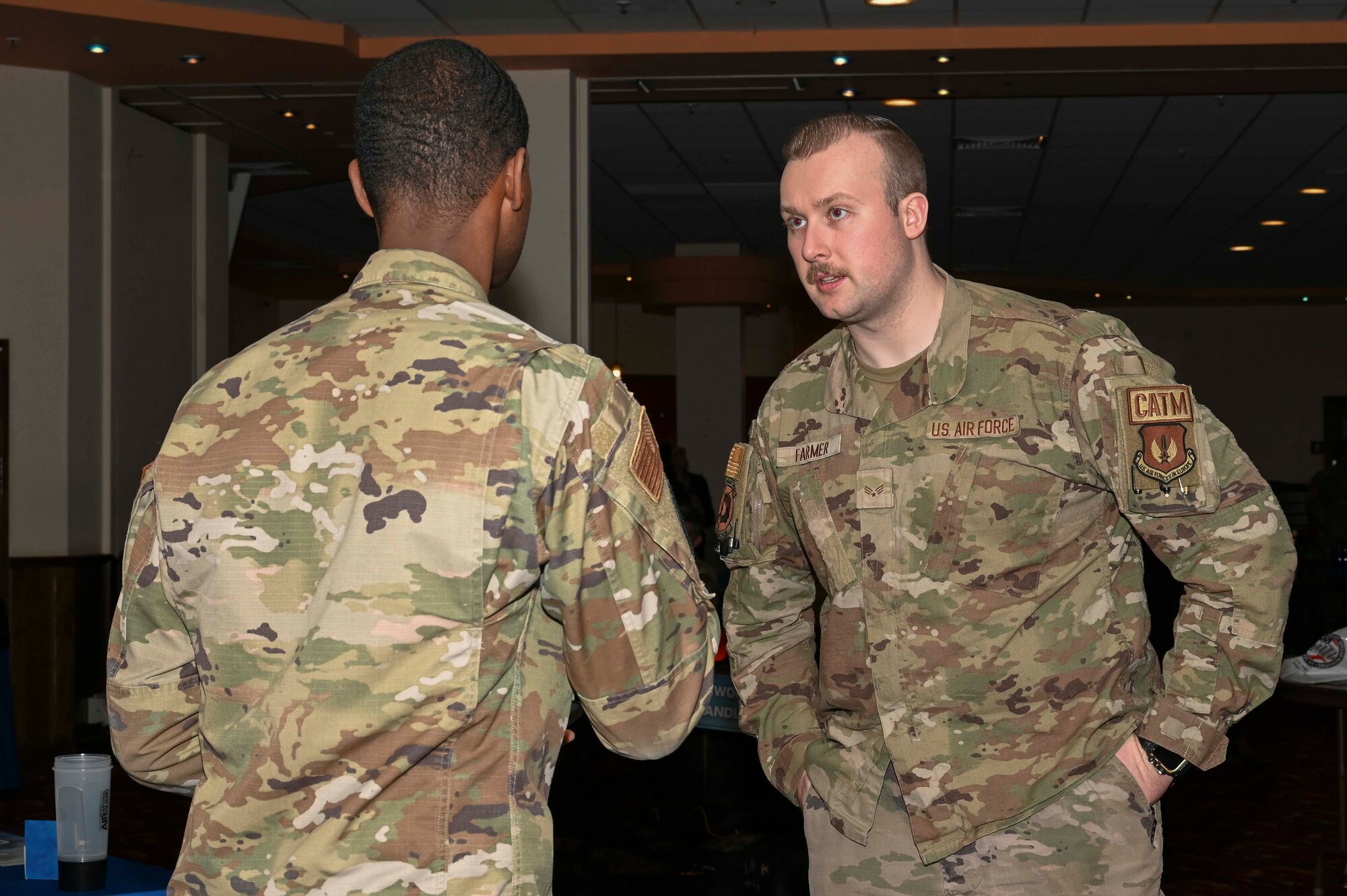 The career fair gave military members and their families from the tri-base area knowledge on current and future job opportunities.