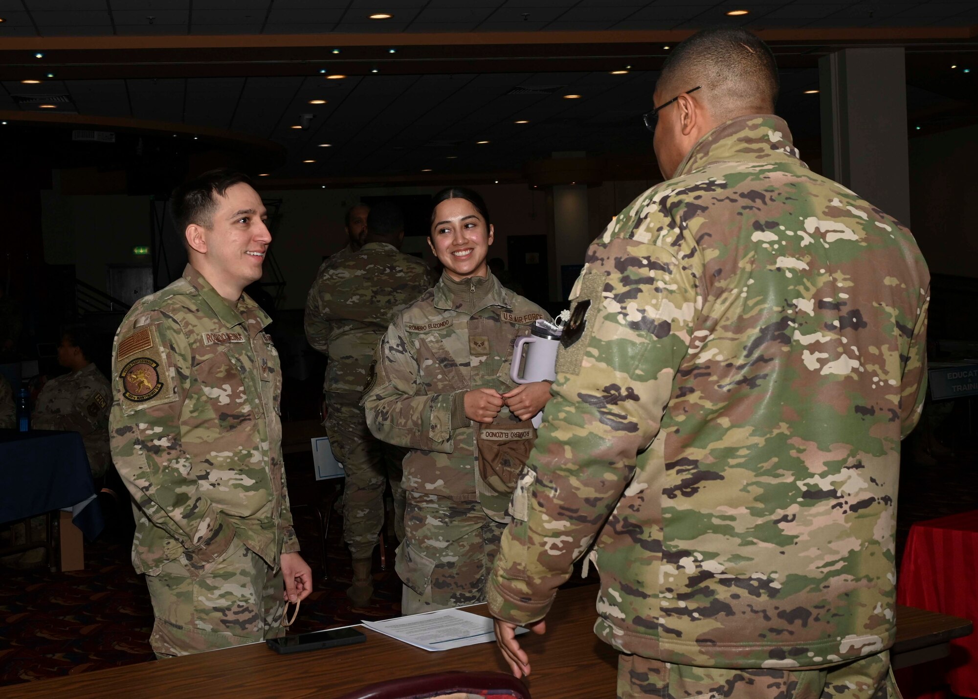 They discussed the opportunities that LEAP could open for the Hispanic and Latin American service members.