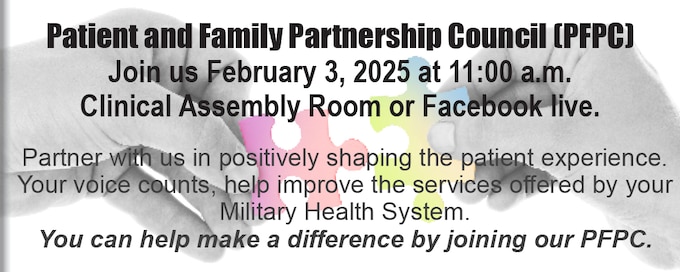 Patient and Family Partnership Council (PFPC) Meeting.