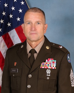 headshot of Command Sgt. Maj. Meacham Bailey