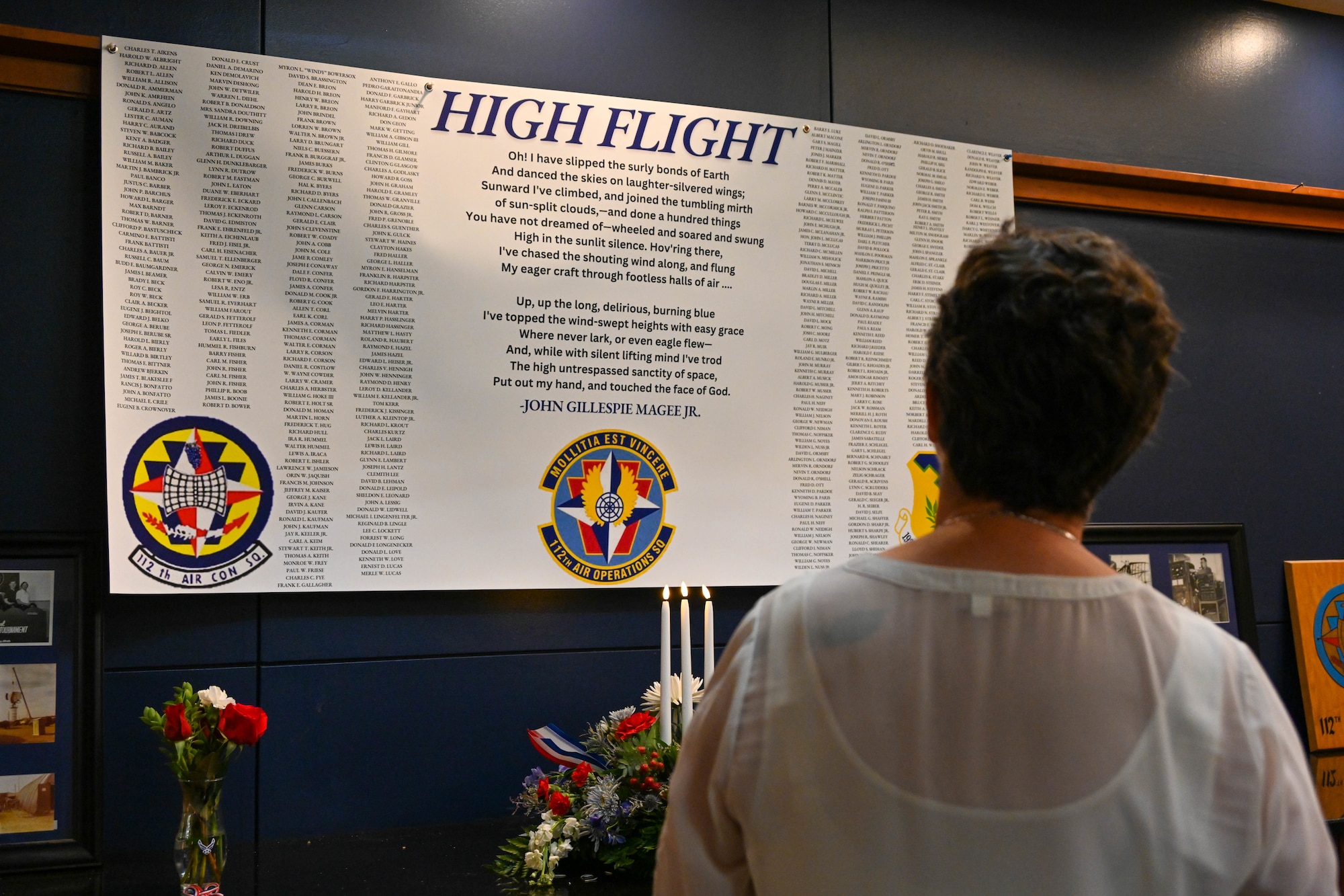 Nearly 250 attendees, including current and former members of the 193rd Air Operations Group, families and distinguished guests, gathered for the unit's 75th anniversary dining out at The Penn Stater Hotel and Conference Center in State College, Pa., Nov. 16, 2024.