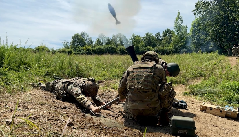 In addition to cooking 1900 meals, I Co. supported the battalion by distributing more than 3200 gallons of fuel, delivering 192,000 rounds of ammunition, and preforming annual maintenance on 25 percent of vehicles in the battalion during annual training